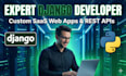 build a scalable saas web application using python django and rest api