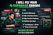 fix any error in your supabase website