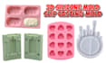 custom 2d silicone mold, chocolate resin, plastic injection mold, clay mold
