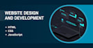 design website with html css and js