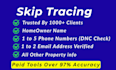 do real estate skip tracing using paid tools