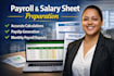 prepare payroll and salary sheets in excel