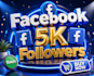 get 5000 facebook page followers and like