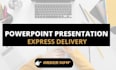 create professional and research based powerpoint presentation