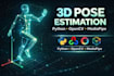 develop a pose estimation with opencv and media pipe