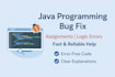 solve programming problem in java