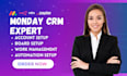 setup and automate workflow project management monday sales crm  ai workflow