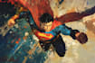 draw a graphic super hero comic design