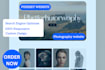 build a pixieset website, customize photography and showit