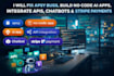 fix apsy bugs, build no code ai apps, integrate apis, chatbots stripe payments