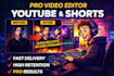 edit engaging youtube videos with high retention