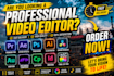 do professional video editing