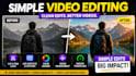 do simple and clean video editing within 24 hours