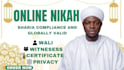 do online nikah as your imam