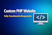 build a professional custom PHP website