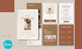 design editable canva course workbook, PDF educational training material
