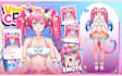 design custom vtuber model rig 2d vtuber anime style in live2d for vtube studio