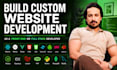 do custom frontend or full stack website development by react vue tailwind