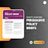 write quality and persuasive policy and issue briefs
