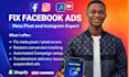 fix meta pixel, setup and fix facebook and instagram ads, fix conversion issues