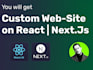 develop a custom built premium web site or landing page