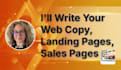 write your web copy, landing pages, sales pages