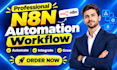 build n8n automation, ai automation with n8n workflow, and workflow automation