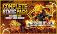 design animated twitch overlay and custom stream package
