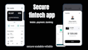 build a secure fintech app for payments, wallets and transactions
