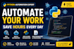 automate tasks and build custom python scripts