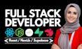 be full stack developer frontend developer nextjs and backend developer supabase