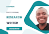 be your authentic scientific researcher and writer