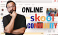 setup skool online community skool community setup, course community manager