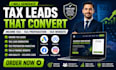 income tax leads tax website tax lead income tax tax preparation finance website