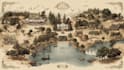 draw a custom map illustration, destination wedding map