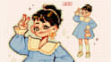 draw you as a cute handdrawn chibi