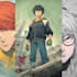 design a professional comic book cover