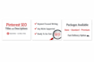 write pinterest SEO titles
