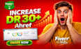 increase website DR 30 ahref
