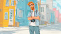 do a digital cartoon illustration