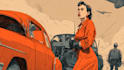 create cool retro comic art design illustration