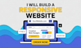 create a simple responsive HTML CSS website