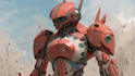 draw amazing character mecha robot illustration