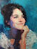 make artistic oil painting