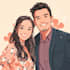 portrait in disney cartoon illustration