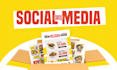 design modern social media posts and feeds