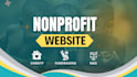 nonprofit, charity, ngo, 501c3, donation, non profit website on wordpress, wix