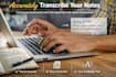 type out handwritten texts into digital format