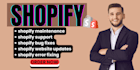 provide professional shopify maintenance support updates and fixes