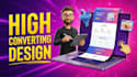 design a modern elementor landing page or squeeze page